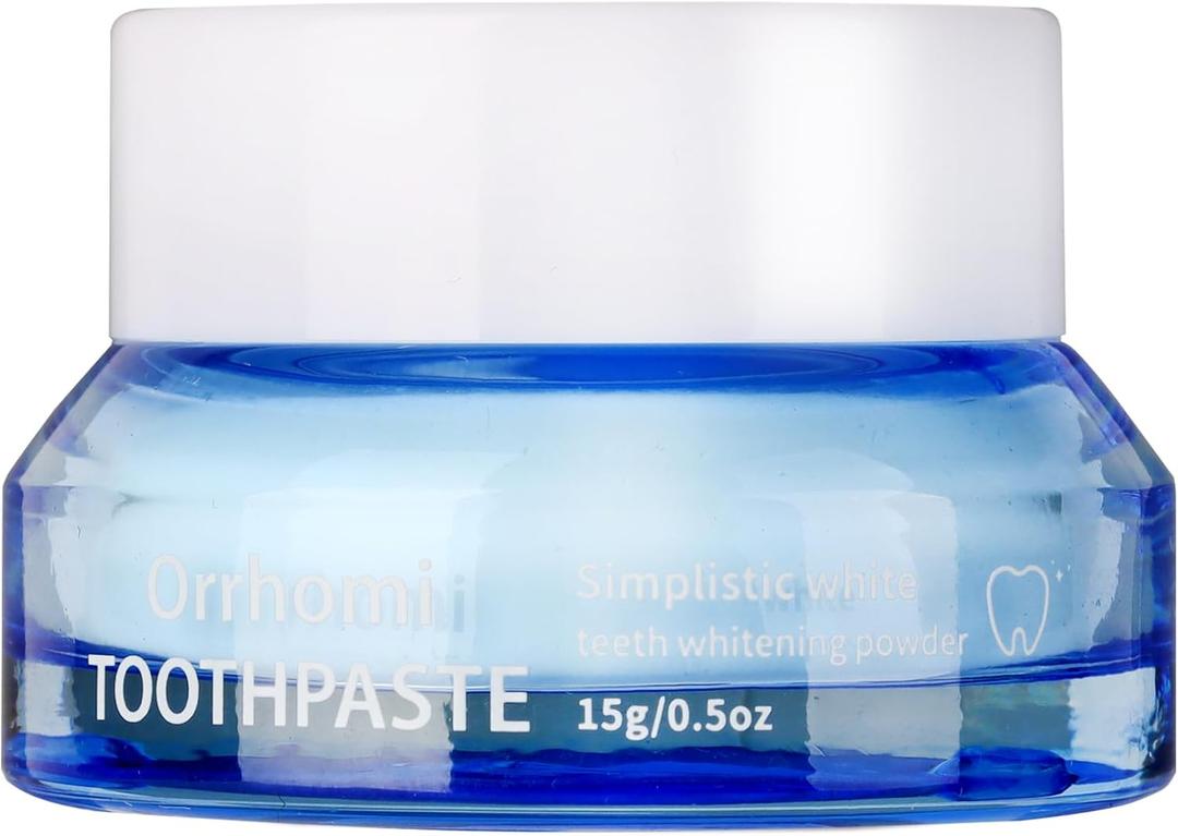 Teeth Whitening Powder, Toothpaste Whitening Powder Stain Removal Without Sensitivity, Natural Teeth Whitener Refreshing Mint Flavor Breath Freshener (0.5 Ounce (Pack of 1)