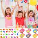 28 Pack Valentines Day Gifts for Kids ,Mochi Squishy Toys Filled Hearts Box with Valentine Cards Classroom Prizes Exchange Gifts Prizes Valentines Day Gifts for Kids Boy Girl Valentine Party Favors