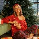 Brimekichio Christmas Headbands for Women Girls  Santa, Snowman, Striped Xmas Headband, Cute Xmas Christmas Hair Accessories Holiday