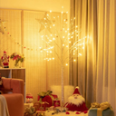 Pre-lit White Twig Birch Tree for Christmas Holiday w LED Lights