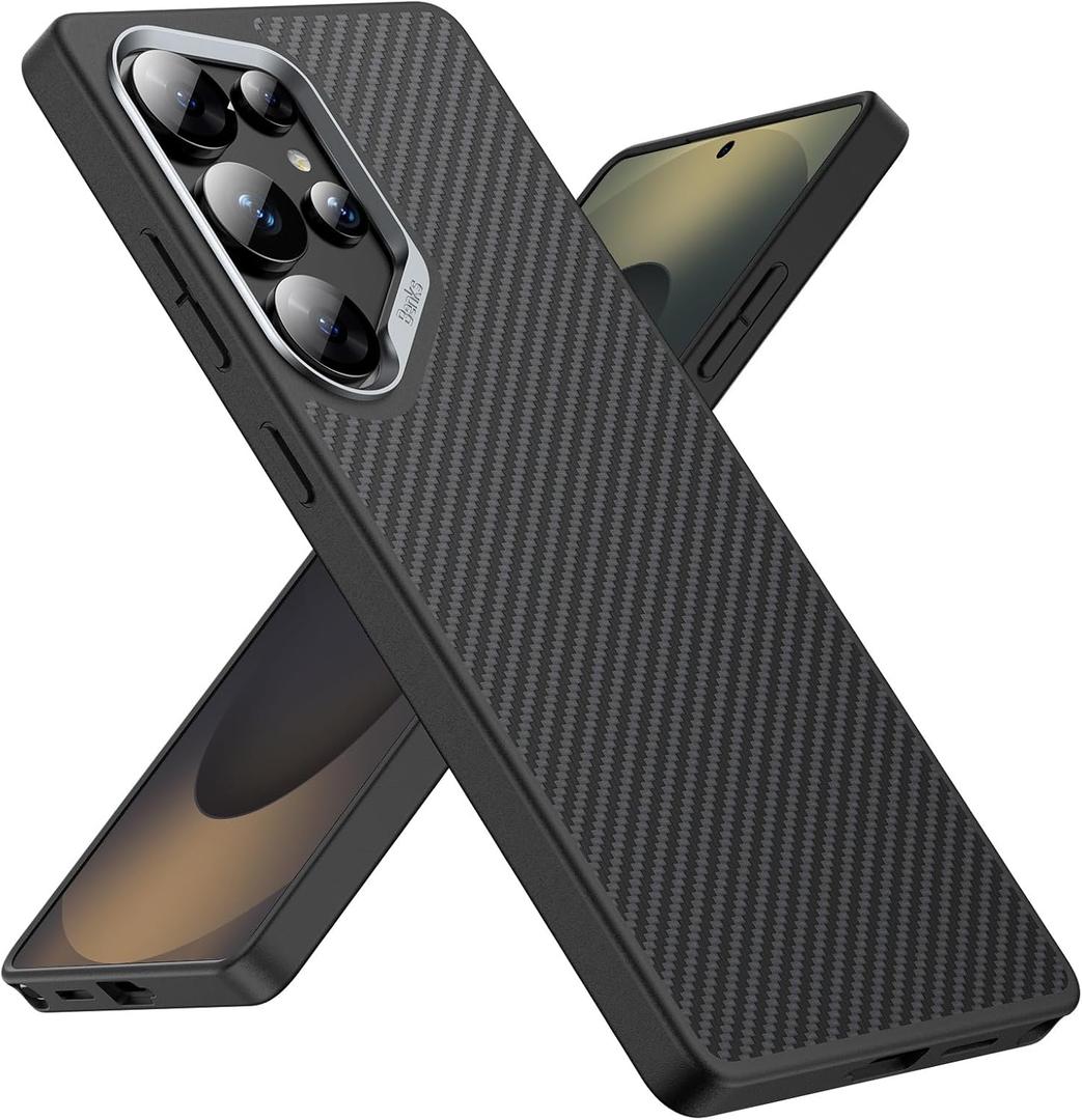 BENKS S25 Ultra Case, ArmorPro for Samsung Galaxy S25 Ultra Compatible with Magsafe, [Military Grade Protection] Shockproof Protective Case Built with Dupont Kevlar 600D Fiber