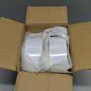 BESTVIP 100PCS Gold Plastic Plate, 7 Inch Disposable Dessert Plate Party with Gold Rim, Heavy Duty Disposable Plastic Plates for Party, Wedding and Birthday