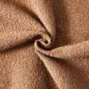 20x20 Boucle Throw Pillow Covers, Set of 2, Tobacco