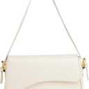 2025 Shoulder Bag for Women PU Leather Shoulder Purse Tote Bag Crossbody Purses for Women Trendy with 2 Removable Straps