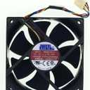 for AVC DS08025R12U 8025 CPU Case Fan 4-Wire/4-pin 64CFM DC12V 0.70A Compatible with Dell TJ5T2XPS 8100 Inspiron 580 580s