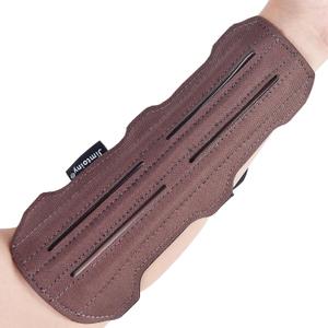 Jimtoiny Upgraded Archery Arm Guard, Adjustable & Ambidextrous, Protects Forearm Against String Slap & Bruises, for Practice & Hunting, Men & Women