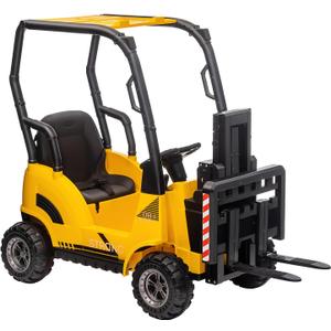 12V Electric Ride On Forklift Car for Kids with Remote Control, 46 inches x 21.6 inches x 38.5 inches