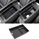 Center Console Accessory Organizer for 2023 Mercedes Benz EQE350,Armrest Storage Box Insert Tray Compatible with Mercedes Benz EQE350 EQE350+ EQE500 EQS 450+ 400 580 AMG 2023+Interior Accessory