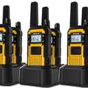 Retevis RB48 2 Way Radio Long Range, IP67 Waterproof Walkie Talkies Adults, Drop-Proof, 2000mAh, Emergency, Heavy Duty Two Way Radios, for Job Site Construction Warehouse(6 Pack)