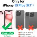 Antsturdy 2 in 1 Detachable for iPhone 15 Plus Wallet case with Magsafe,RFID Blocking Magnetic Wireless Charging PU Leather Phone case Flip Folio Cover Card Holder Wrist Strap Women Men,Light Purple