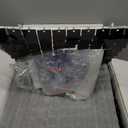 COKAOBE Black Shimmer Wall Backdrop, 24PCS Square Sequin Shimmer Backdrop Panel, Photo Backdrops for Birthday, Anniversary, Wedding, Graduation & Bachelorette Party Decoration