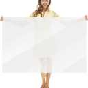 36" x 24" Extra Large Silicone Mat Soft Heat Resistant Mats Table Protector Cushion Arts Crafts Mat Non-slip Kitchen Pad for Baking Cooking Painting Working, Translucent