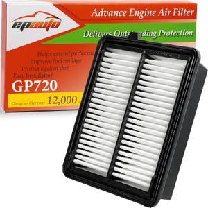 EPAuto GP720 (CA10720) Engine Air Filter Replacement for Honda Insight (2010-2014), Up to 12,000 Miles or 12 Months Protection