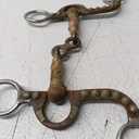 Weaver Leather 4-5/8" Pony Bit, 2-Piece Snaffle Mouth, Buffed Black
