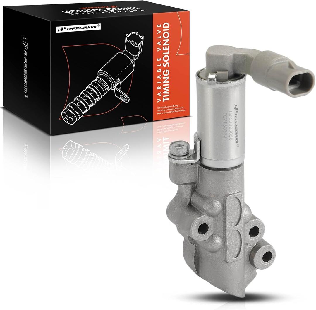 A-Premium Engine Variable Valve Timing (VVT) Solenoid Compatible with Kia Sorento, Sedona, Telluride, Cadenza, Stinger & Hyundai Santa Fe, Genesis Coupe, Palisade, Azera & Genesis G80, G70, G90