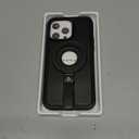 for iPhone 14 Pro Max Leather Case with Stand, Anti-Slip Grip Ring, Fits for MagSafe (Black, IP14 Pro Max-6.7inch)