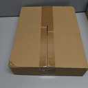 Cotton Orange and Black Plaid Rug - 3 x 5 Ft, Hand-Woven Indoor/Outdoor Layered Cotton Blend Buffalo Plaid Rug, Washable Front Door Mat, Perfect for Porch, Living Room, Entryway