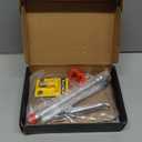 Airless Paint Spray Gun, Inline Celling Spray Gun 3600PSI with 517 Tip and 10 inch Extension Pole Silver