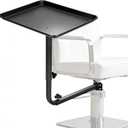 Salon Tray Attached to Chair, No Cleaning Blind Spots, 360° 𝖱𝗈𝗍𝖺𝗍𝖺𝖻𝗅𝖾 𝖲𝖺𝗅𝗈𝗇 𝖳𝗋𝖺𝗒, Adjustable Height & Width, Salon Chair Tray for Hair 𝖲𝖺𝗅𝗈𝗇𝗌, Spas & Tattoo Parlors