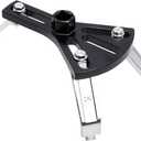 Osilly Car Fuel Pump Removal Tool, Adjustable Fuel Lid Tank Cover Collar Ring Spanner, Auto Fuel Pump Lock Ring Removal and Reinstall Tool, Universal 4.5" to 7.3" Fuel Tank Repair Tool