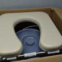 Medline Padded Drop Arm Commode 350lb Weight Capacity