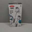 OXO Tot Bottle Brush with Nipple Cleaner and Stand  Gray, 2-Pack