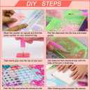 2 x JJBSWYMT 6 Pack Special Shape Diamond Painting Kits for Adults Beginners, 5D Animals Diamond Art Kits,DIY Diamond Dots with Diamond Gem Art and Crafts, Home Wall Decor 12 x12 Inch (YX-01-1)