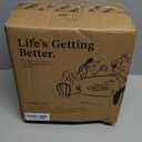 LE TAUCI Pasta Bowl 36 oz, Salad Bowl Serving Plate Bowls, Housewarming Wedding Present, Ceramic Embossment Bowl for Pasta, Fruits, Salad, Noodle, Dinner - 8 Inch, Set of 4, Arctic White