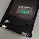 Magnetic Lint Bin for Laundry Room Organization and Storage with Brush, Wall-Mounted Laundry Dryer Lint Bin for Laundry Room Decor, Space-Saving Laundry Can (Black)