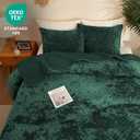 Luxury Soft Velvet Quilt Set King Size - Lightweight Velvet Bedding Set for All Season, Oversized Bedspread Coverlet Comforter Set with 2 Pillow Shams, Green, Diamond