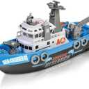 ArtCreativity Aquatic Research Vessel, Battery Operated Toy Boat for Kids, Floats in Water, Floating Bathtub and Pool Toy for Boys and Girls, Best Birthday Gift for Children, Missing piece