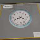 Bernhard Products Retro Wall Clock 9.5 Inch Green Kitchen 50's Vintage Design Round Silent Non Ticking Battery Operated Quality Quartz Clock (Seafoam Green)