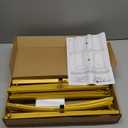 Wokceer Wedding Arch Backdrop Stand 7.2FT, 6.6FT, 6FT Set of 3 Gold Metal Arch Backdrop Stand for Wedding Ceremony Baby Shower Birthday Party Decor