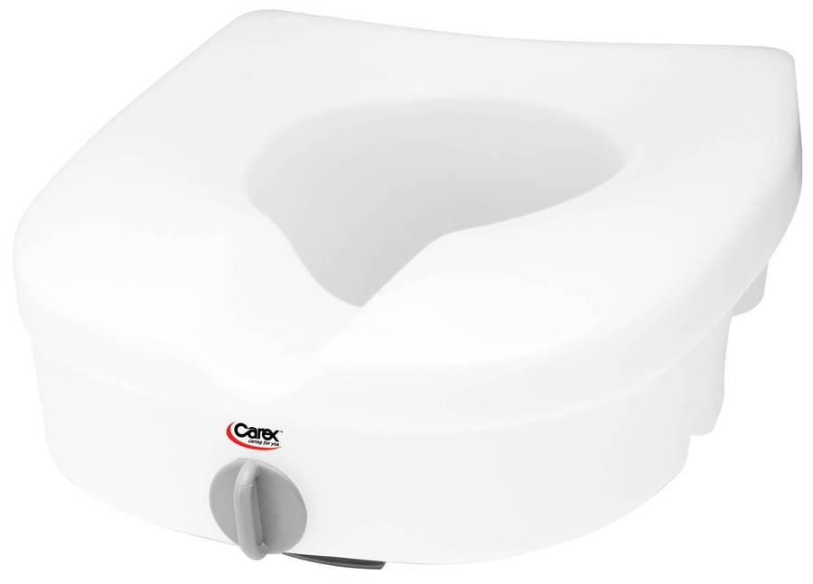 Carex E-Z Lock Locking Raised Toilet Seat