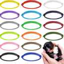 BOUMUSOE 16pcs Adjustable Puppy ID Bands - Multi Coloured Whelping Collars for Dog, Kitten & Newborn Pet