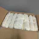 LGJIAOJIAO 100 Pieces Ivory Chair Covers - Versatile Stretch Polyester Spandex Dining Chair Slipcovers for Dining, Party, Wedding, Banquet, and More