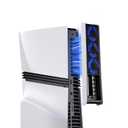 KIWIHOME Cooling Fan for PS5 Pro, Efficient Cooler Fan with Adjustable Speed and Auto On/Off, Quiet Cooling Accessories with USB3.0 Port, LED Light for PS5 Pro Only, Not for PS5/PS5 Slim