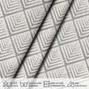 60 x 84 Inch Grey Modern Geometric Tablecloth Rectangle, Farmhouse Style Polyester Table Cloth, SpillProof Wipeable Reusable Cloth Tablecloth for Kitchen Dining Picnic Camping Outdoor