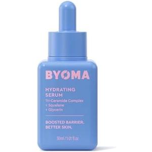 BYOMA Hydrating Serum - Moisturizing Facial Serum with Squalane, Glycerin & Ceramides - Hydrating for Glowing, Dewy Skin - 1.01 fl. oz