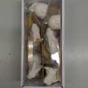 Creative Co-Op White Ceramic Bunnies (Set of 6 Pieces)