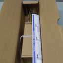 Gold Wrap Around Curtain Rods:5/8" Small Blackout Adjustable Window Curtain Rod for Bedroom Kitchen Apartment Renter Friendly,Room Darkening Curved Drapery Rods Easy Install,Brass Golden 28-48"