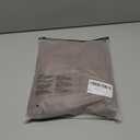 Verdusa Women's Button Down Casual Long Sleeve Shirts Ribbed Flap Pocket Lightweight T Shirts (Large, Brown)