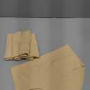 Molasus Women's Soft Cotton Underwear Briefs High Waisted Postpartum Panties Ladies Full Coverage Plus Size Underpants Nude, Large, Pack of 5
