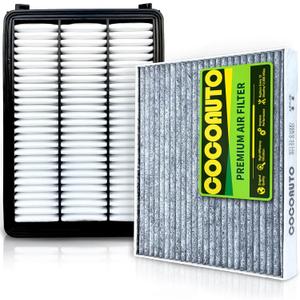 COCOAUTO Engine & Cabin Air Filter Kit for Tucson (2016-2021), fits Sportage (2017-2022), Replace OE CA12065, 28113D3300, 97133D1000
