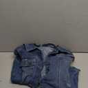 Wrangler Authentics womens Stretch Denim Jacket (Medium, Blue)