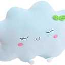 JOSON Sun Shaped Pillow Cute Sun seat Cushion Chair Cushion, Soft Plush Toy Pillow, Used for Home Decoration Children's and Girls' Birthday Gifts (19.6inch Blue)