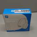 Bluetooth Headset, 60hrs Noise Canceling V5.2 Over Head Headphones, Single Ear Trucker Wireless Headset with Mic, Mute Button, Multipoint, for Phones PC Computer Truck Driver Office Work - Black (Carbon)