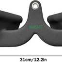 Home Gym Fitness Rowing T-bar V-bar Pulley Cable Machine Attachment, Bicep Curl Tricep LAT pulldown Bar Back Strength Training Handle Grips LAT Pull Down Bar for Seat Row Workout