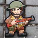 John Hitman #10 WW2 British Soldier PVC Morale Patch