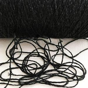 DIY Black Lurex Thread - Shining Glitter Sparkle Yarn for Crochet, Knitting, Sweater, Scarf, Bag & Accessories